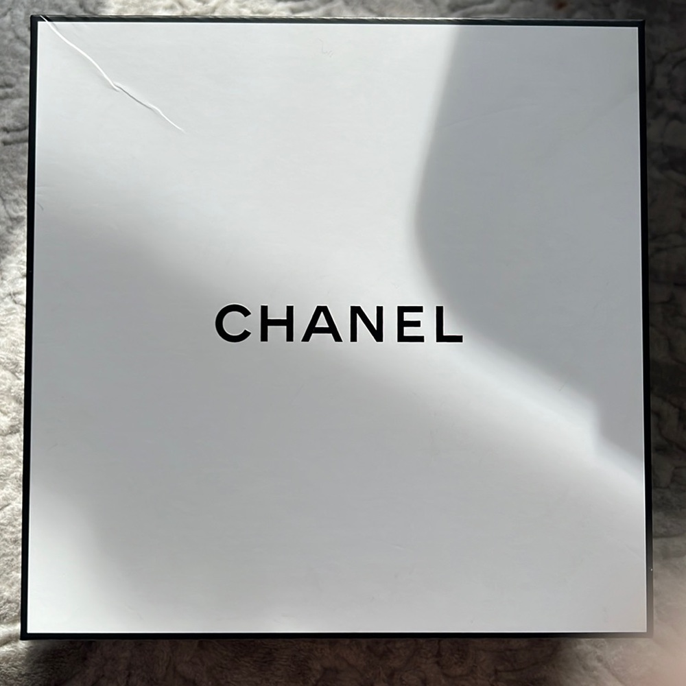 Chanel perfume box.